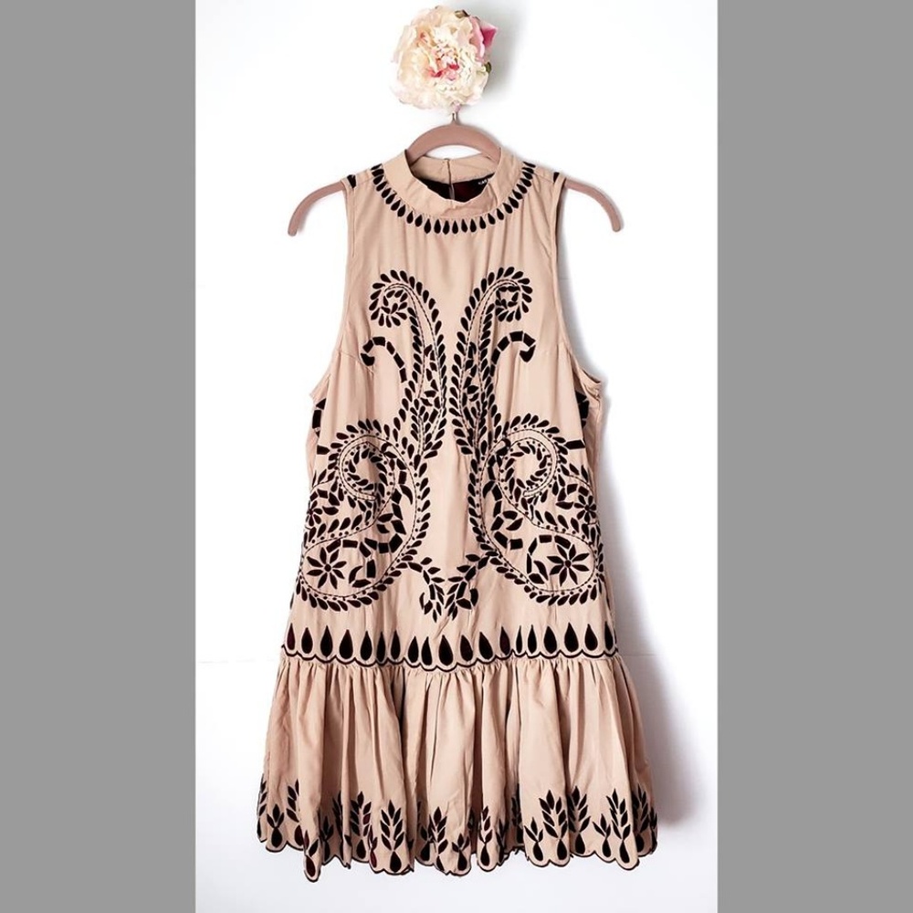 KAS NEW YORK Lauren Drop Waist Minidress - Picture 2 of 7
